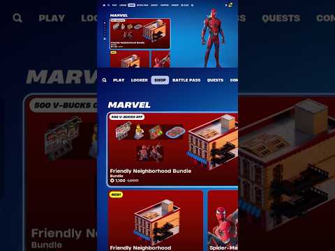 These Marvel Skins Are Now Bundled With Lego #fortniteitemshopreview #shorts