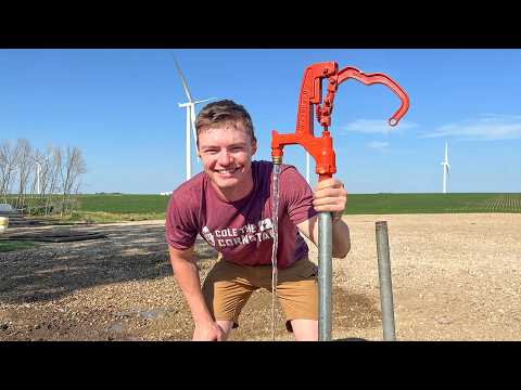 Restoring A $7,000 Mansion: Hooking Up The Well (We Have Water!)