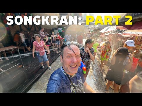 Water Fight in Bangkok's Red Light District - Songkran 2024