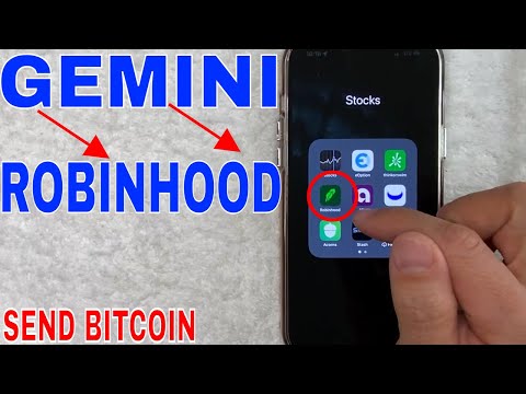 🔴🔴 How To Send Bitcoin From Gemini To Robinhood ✅ ✅