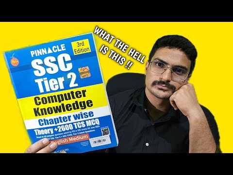 Best Book for SSC Tier 2 Computer?? 🔥 Pinnacle Computer Book Theory + 2600 TCS PYQ