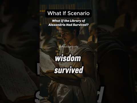 What If the Library of Alexandria Had Survived?  #facts #shorts