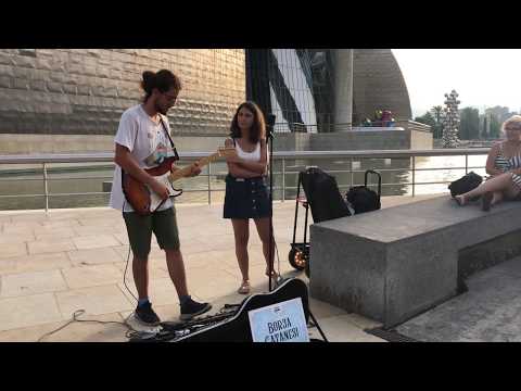 Ain't No Sunshine - Street Cover - Borja Catanesi feat. Francesca Ledda