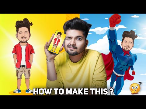 Instagram Viral Cartoon Photo Editing || Cartoon Photo Editing In Hindi || Sharma Editz