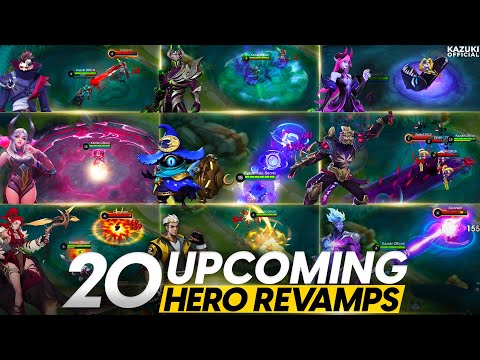 ALL 20 UPCOMING HERO REVAMPS | HANZO REVAMP | CYCLOPS REVAMP | ALICE REVAMP