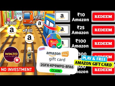 New Amazon Gift Card Earning App 🤑l Free Google Pay Redeem Code App l Gameza App Payment Proof