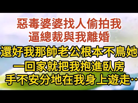 《不能說的秘密》第11集：惡毒婆婆找人偷拍我，逼總裁與我離婚，還好我那帥老公根本不鳥她，一回家就把我抱進臥房，手不安分地在我身上遊走…… #戀愛#婚姻#情感 #愛情#甜寵#故事#小說#霸總