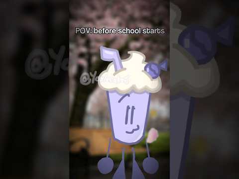 POV: before and after school starts. #osc #bfdi #art #capcut