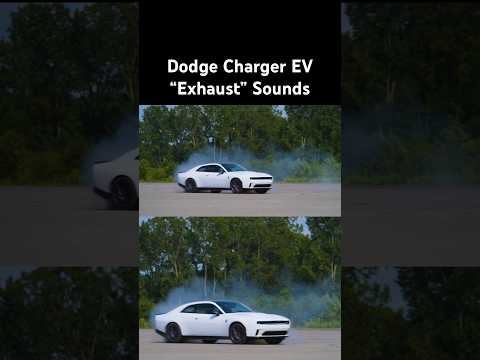 NEW Dodge Charger EV Exhaust Sounds #hellcat