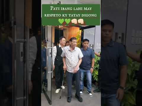 TATAY DIGONG NIRESPETO DIN NG IBANG LAHI | #tataydigong #rodrigoduterte #prrd