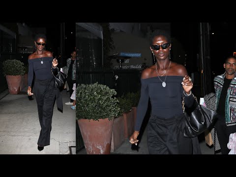 A Stylish Jodie Turner-Smith Grabs Dinner At Giorgio Baldi in Santa Monica, CA!