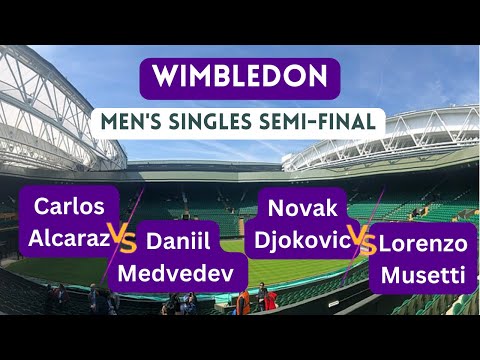 Wimbledon 2024 Men's Singles Semi-final Match Score & Match Tracker 12 July 2024