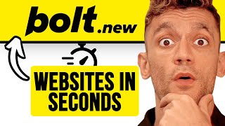 How I Built a NEW Site in Seconds with Bolt.new!