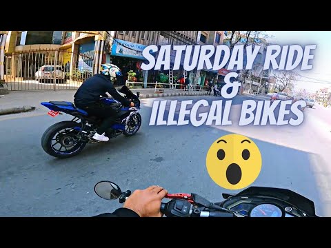 Riding Illegal Bikes in Kathmandu || R15 Exhaust Modification