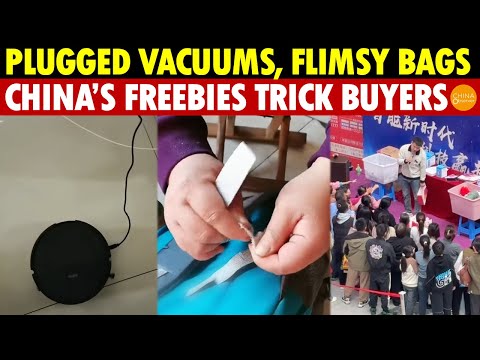 Plugged-in Robot Vacuums, Flimsy Paper Backpacks – China’s Junk Freebies Are Just Bait to Fool You