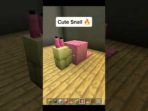 Cute Snail in Minecraft | #shorts #minecraft