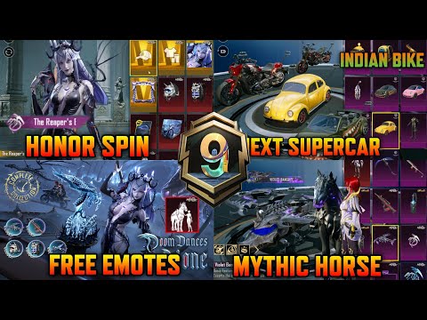 The Reaper's Ultimate Honor Luckyspin | Volkswagen Supercar | Indian Superbike | Mythic Horse Skin