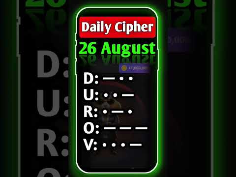 Daily cipher hamster kombat today | 26 August hamster kombat daily cipher combo | 5 million coins