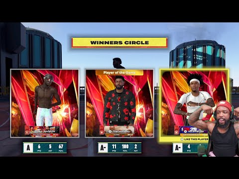 I Brought My Maxed Out Badged Lockdown To The Park & Went On Big Streaks! NBA 2K25