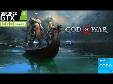 God of War on GTX 1660 SUPER + i3 12th GEN 12100f 1080p All Settings benchmarks!