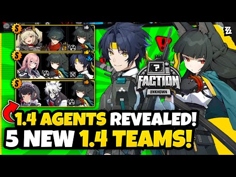 NEW ZZZ 1.4 Agents Miyabi & Harumasa REVEALED!! | Top 5 NEW 1.4 Meta Team!