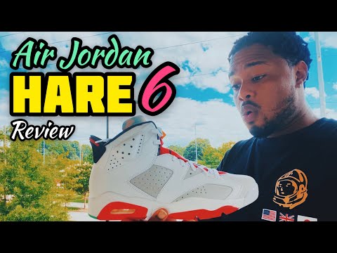 AIR JORDAN 6 HARE REVIEW!