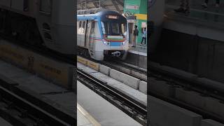 Hyderabad metro Train|#reels #trending #youtubeshorts #metrotrains #hyderabadmetro #hyderabad #train