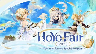 HoYoFair 2023 New Year: Genshin Impact Fan Art Program "A Marvelous Night in the Serenitea Pot"