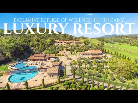 A Tuscan Paradise: Explore this Luxury Resort with Wellness Center & Panoramic Pool | Lionard