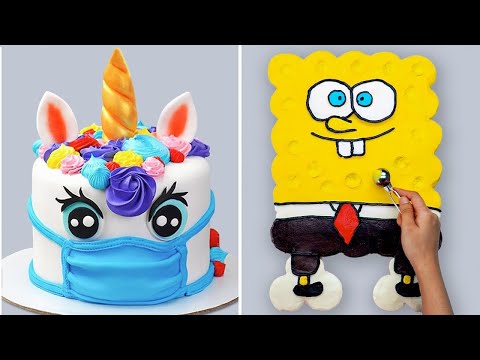 Perfect Colorful Cake Decorating Idea | Easy Cake Recipes