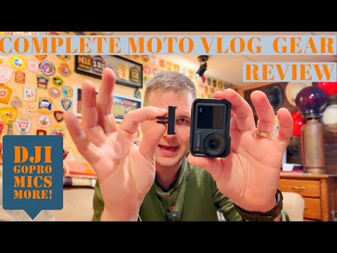 Moto Vlog Helmet Setup with GoPro Hero 12 vs. Osmo Action 4 and Osmo Pocket 3 DJI Wireless Mic 2 !!