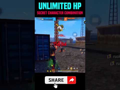 Unlimited HP Character Combination | Unlimited HP In Free Fire | Free Fire Tips And Tricks