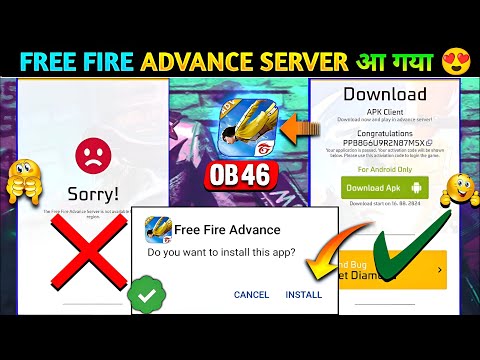 How to download Advance Server In Free Fire 100 % | The Free Fire Advnace Server is not Available