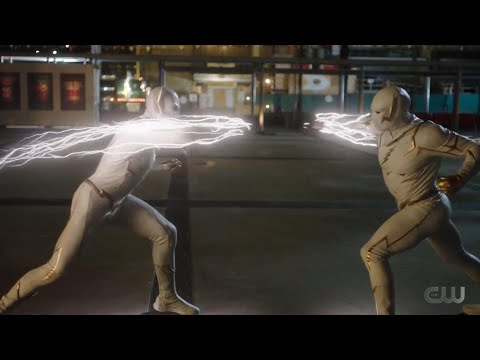 The Flash 7x15 Godspeed Clones fight each other