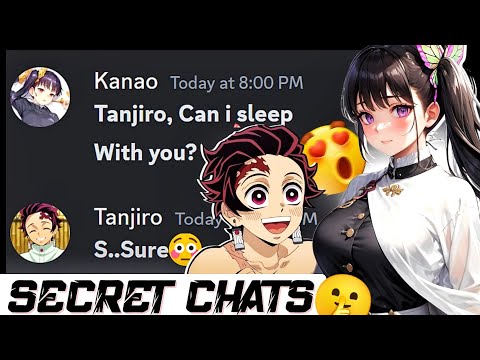 Tanjiro & Kanao Chats Leaked 😘| If tanjiro and kanao sleeping together