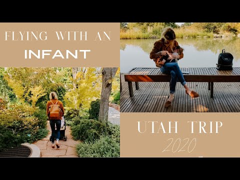 Flying to Utah SOLO with an INFANT | Charlie meeting Danny's family