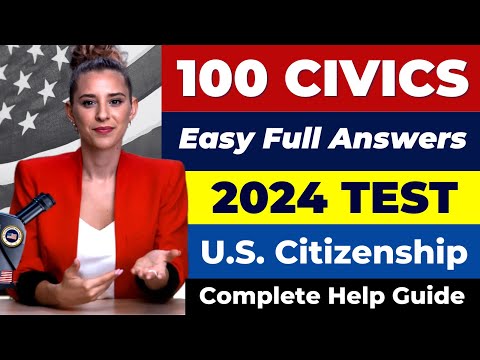 Pass the US Citizenship 1 to 100 Civics Test 2024-2025, USCIS Questions/Answers Exam, ciudadania