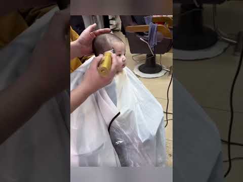 Hair cut baby #cutebaby #cute #baby #viral  👶