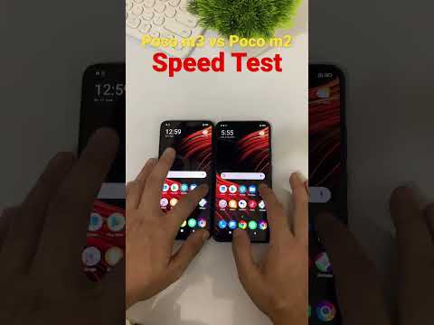 Poco M2 vs Poco M3 Speed Test #shorts