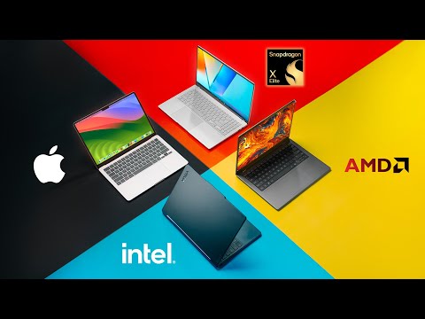 Apple vs Qualcomm vs Intel vs AMD Laptops - The Definitive Review.