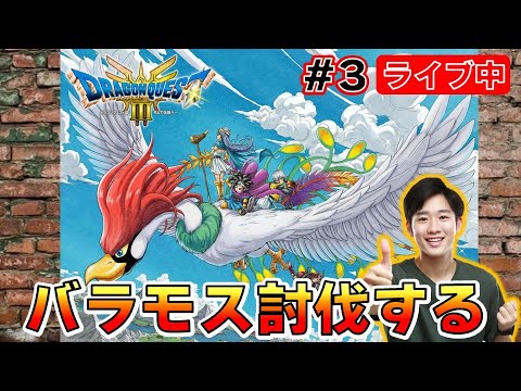 【DQ3】#3_バラモス討伐目指す！夜通しエンジョイプレイ_ドラゴンクエスト3【ドラクエ3HD-2D】【@oka_nushi 】