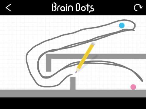 【一筆】Brain Dotsでステージ107をクリアしました！ http://braindotsapp.com #BrainDots #Brain...