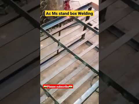 How to Making Ac Ms Stand Box||#Welding #shorts