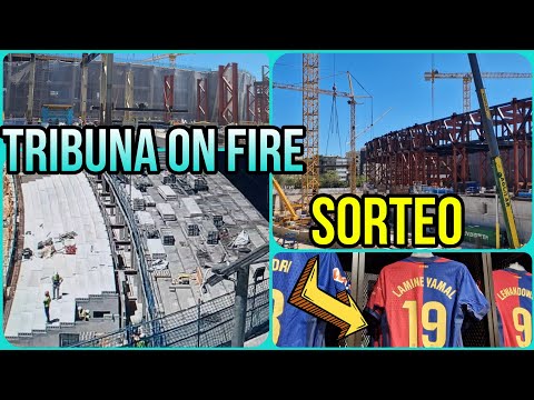 🔴OBRAS CAMP NOU(22 de Julio)⚠️Super sorteo de la nueva equipacion  de FC Barcelona