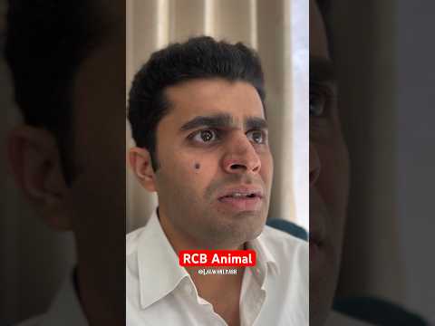 RCB Animal | Yash Lalwani #shorts #rcb #animal