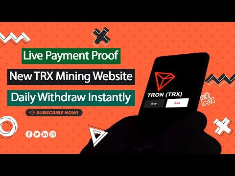 [Payment Proof] Minimum Withdraw 1 TRX | New TRX Mining Site Today | TRX Mining Site | TRON Mining