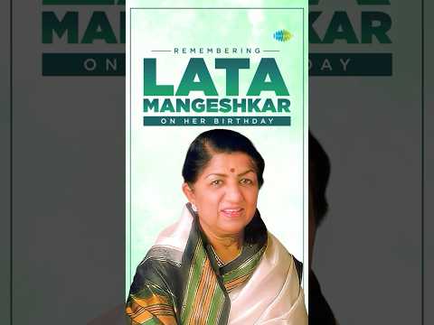 A voice that touched millions, a legacy that lives forever. Happy Birthday, Lata Ji 🎤 #queenofmelody