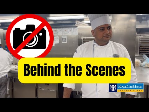 Cruise Ship Galley Kitchen Tour