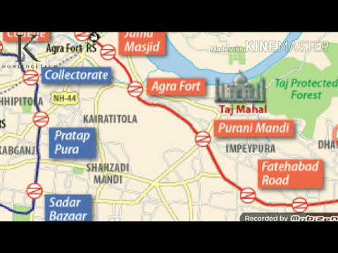 Agra Metro Route Map || All Stations