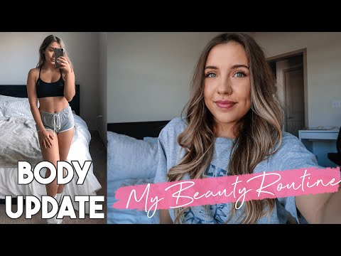 Post-bulk physique update + my everyday hair and makeup grwm